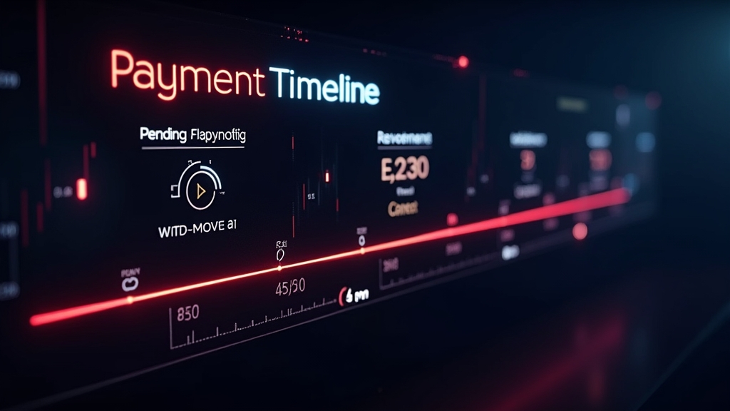 Casino withdrawal timeline with pending status and payout limits
